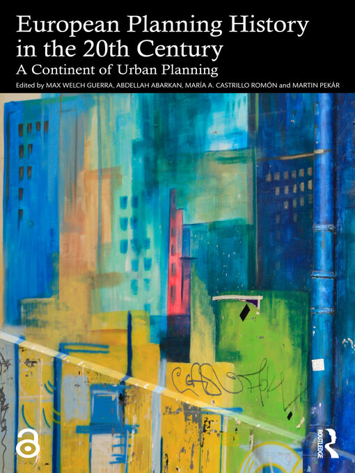 Cover of European Planning History in the 20th Century